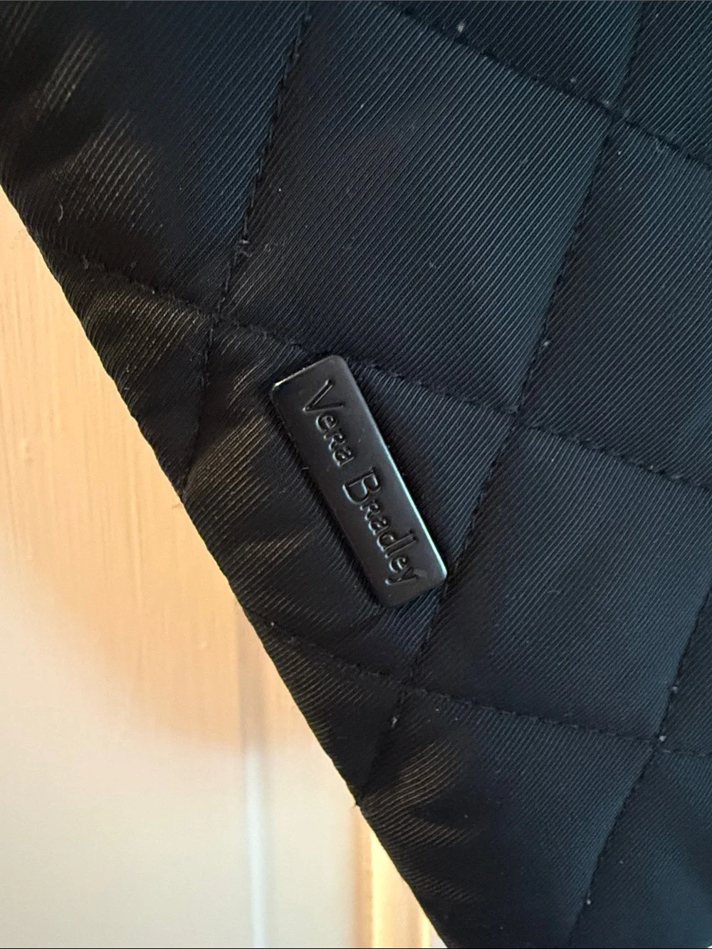 Vera Bradley Black Quilted Wristlet Clutch